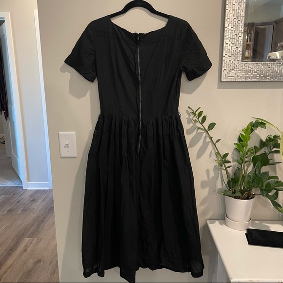 L’AIGLON Vintage 1950s Fit and Flare Embroidered Dress - Picture 10 of 16